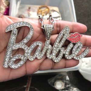 Larger Than Life BARBIE 💋 Necklace Medallion